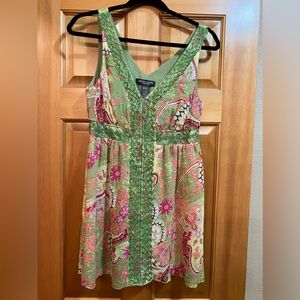 Bisou Bisou medium babydoll sleeveless top